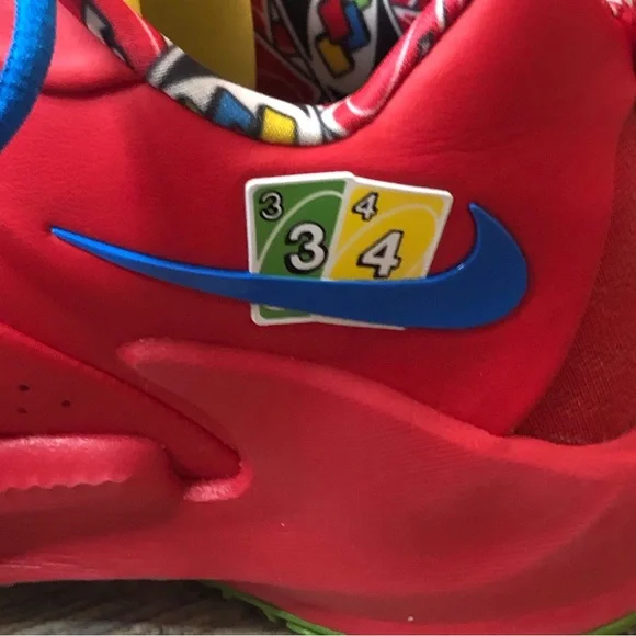 Uno x Nike Zoom Freak 3 Photo Red basketball - Size 6Y EUC worn once - Picture 7 of 10